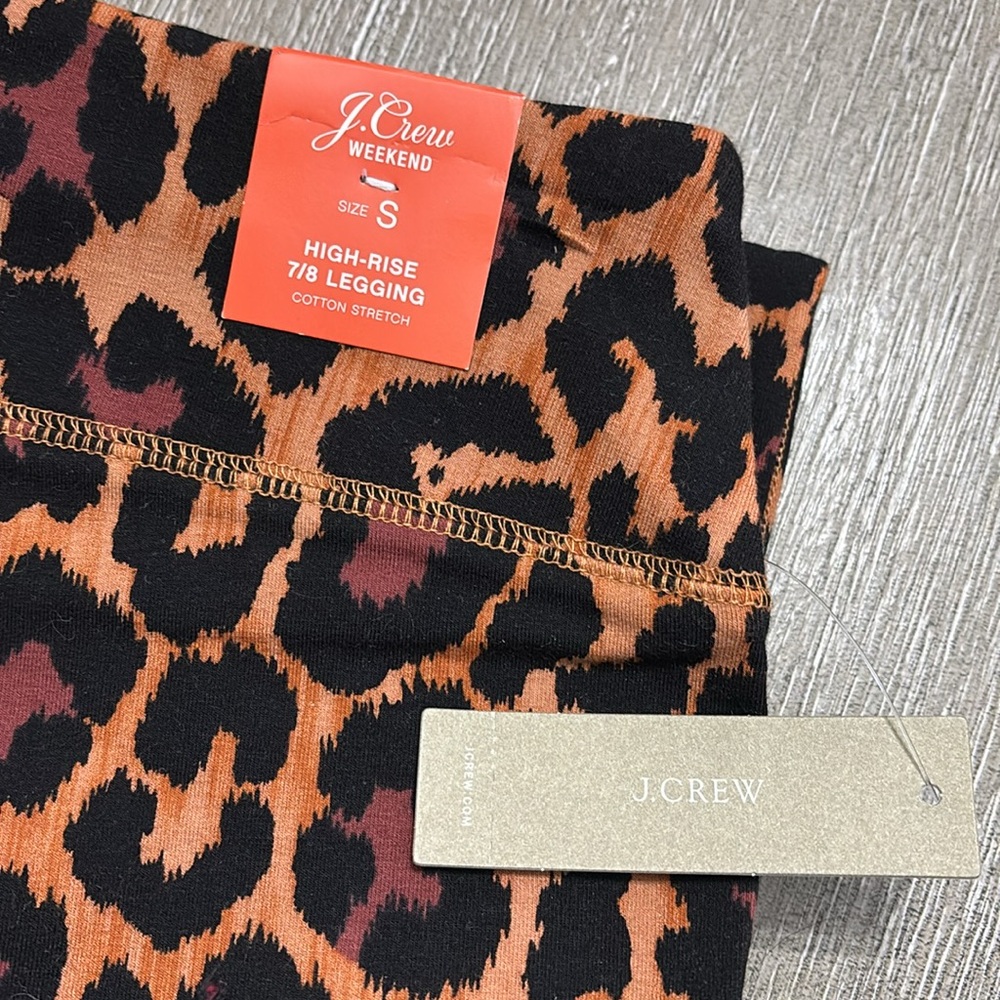NWT J.Crew Weekend High Rise 7/8 Leggings - Picture 3 of 7